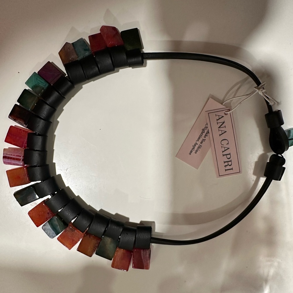 Fabulous Ana Capri Necklace Freshwater Natural Stone Jewelry NWT
